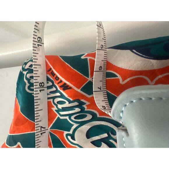 Miami Dolphins 100% silk tank top excellent condition game day lightweight szL - Picture 3 of 5